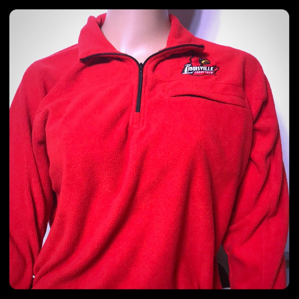 Louisville Cardinals 1/4 zip pullover Size Youth L